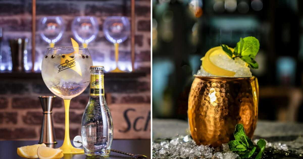 Des cocktails Schweppes en un temps record