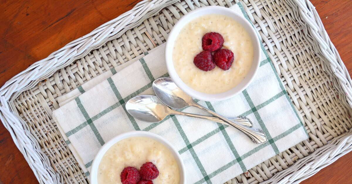 Le délicieux riz au lait revisité de Philippe Conticini