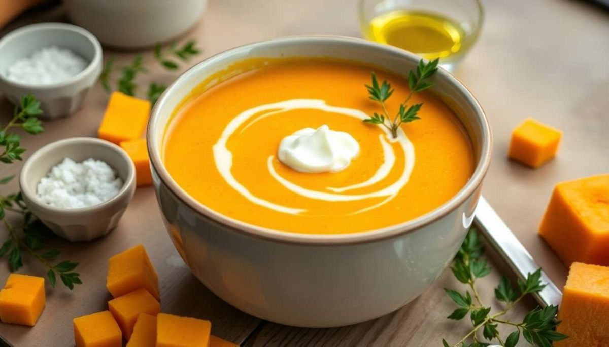 La douceur du velouté de butternut à préparer facilement