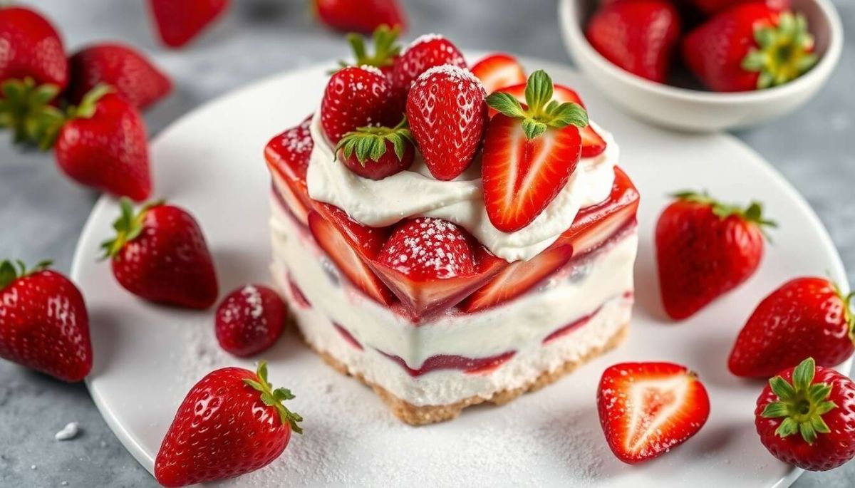 Le tiramisu aux fraises réinventé : une touche légère et fraîche