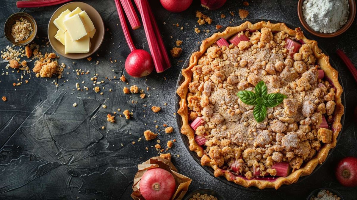 secrets d'un crumble à la rhubarbe irrésistible