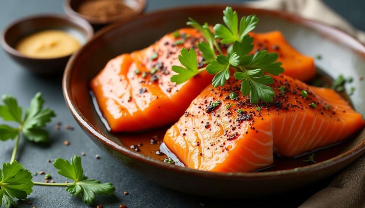 Un saumon au four à la sauce soja qui va séduire vos papilles