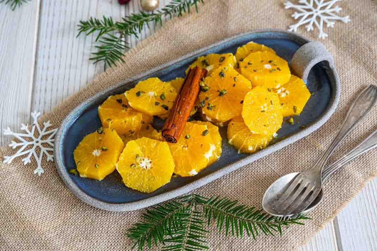 Salade d'orange à la cannelle