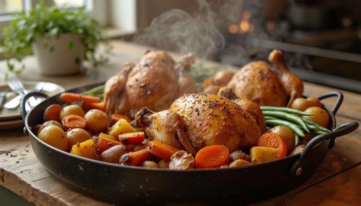 Le poulet en une seule plaque : la solution savoureuse pour des soirées sereines