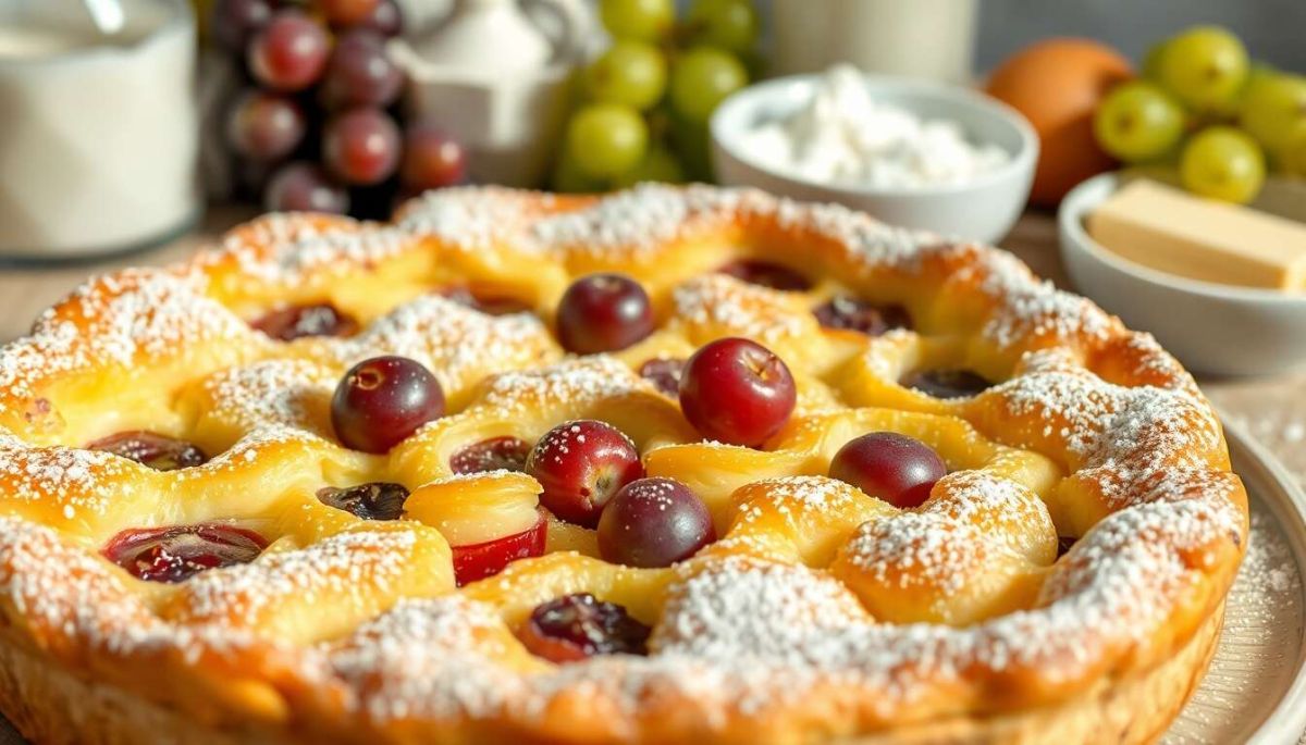 Redécouvrez le clafoutis : la douceur du raisin blanc en vedette