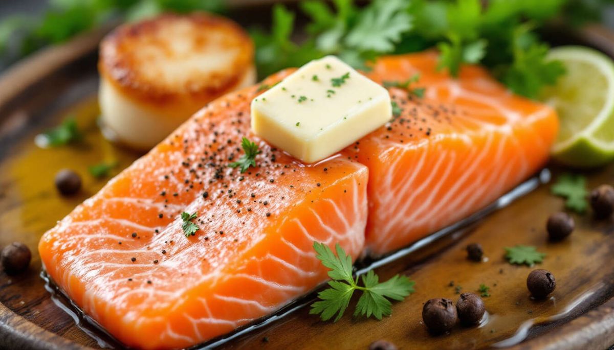 La magie de Noël dans votre assiette : une recette de saumon et Saint-Jacques par Cyril Lignac
