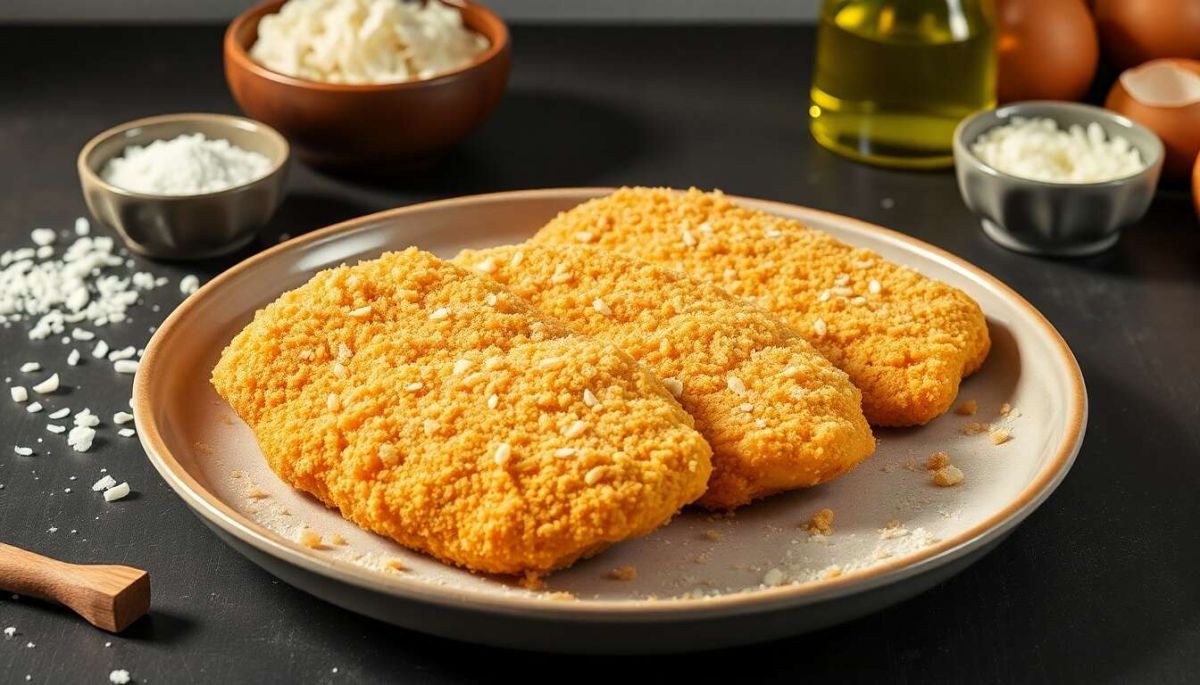 Un filet de poulet pané à l'airfryer pour des repas croustillants