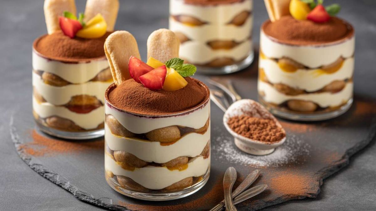 Dessert rapide : verrines de tiramisu aux fruits frais