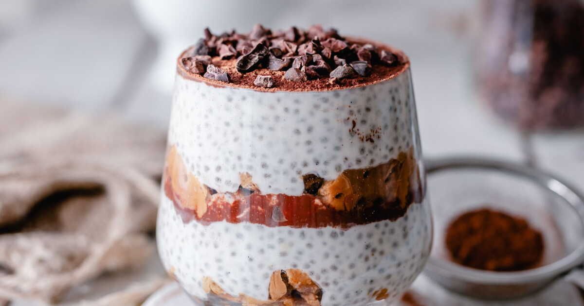Un goût de café au réveil : découvrez le tiramisu chia pudding