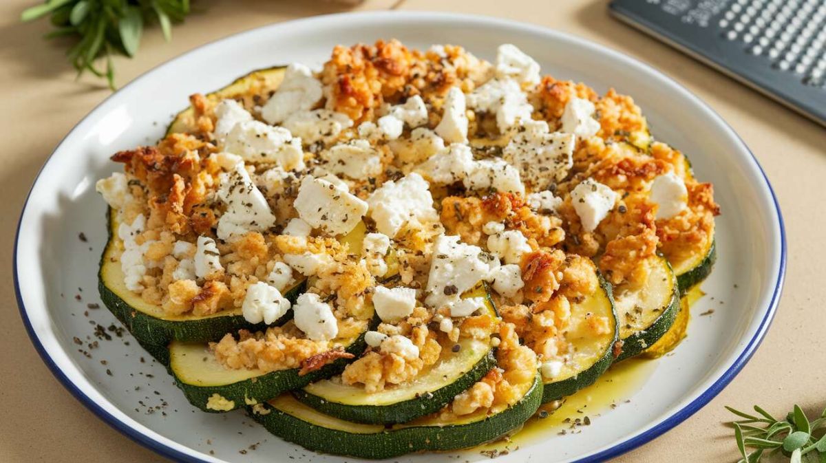Crumble de courgette et feta : un délice facile à réaliser