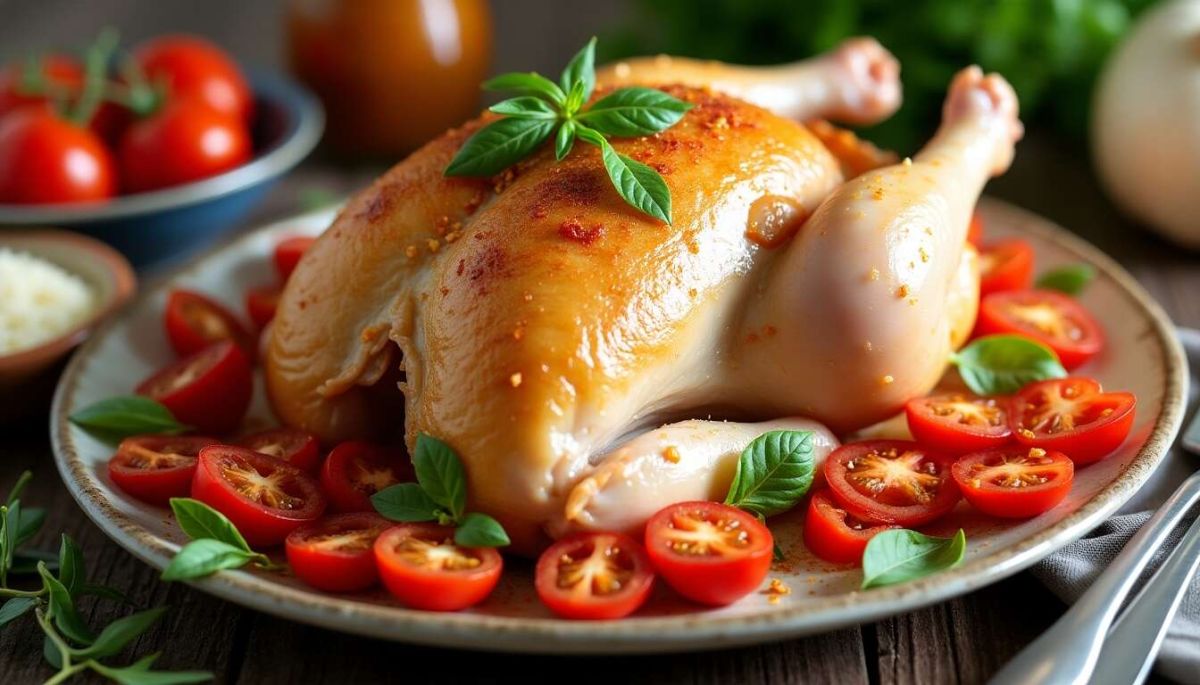 Découvrez la recette facile du poulet basquaise à l'autocuiseur