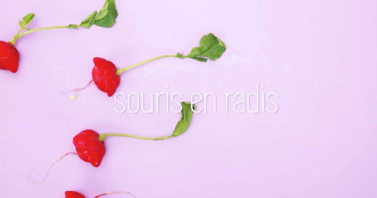 Des radis se transforment en adorables petites souris