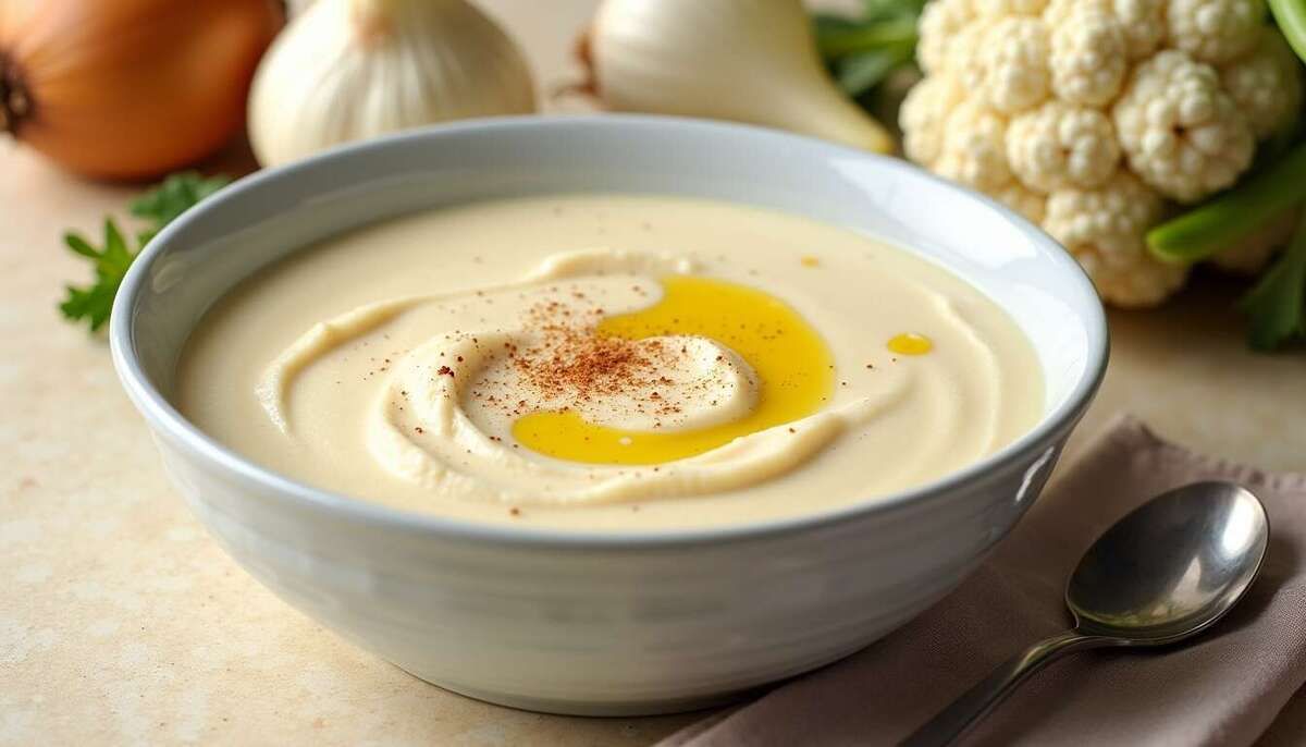 Une douceur réconfortante : velouté de chou-fleur sans pomme de terre