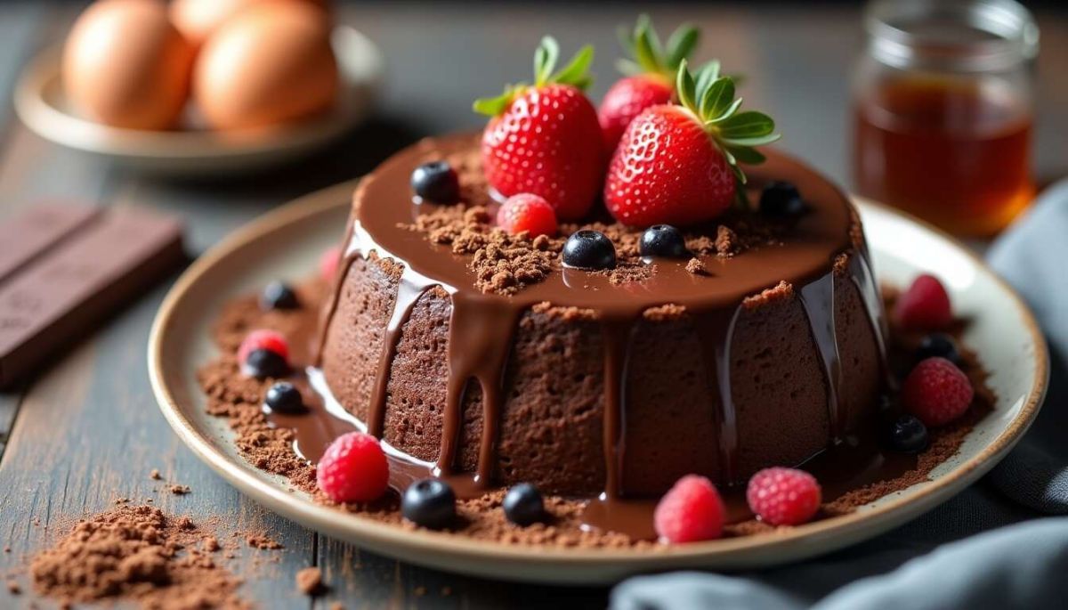 Un fondant au chocolat léger et sans culpabilité