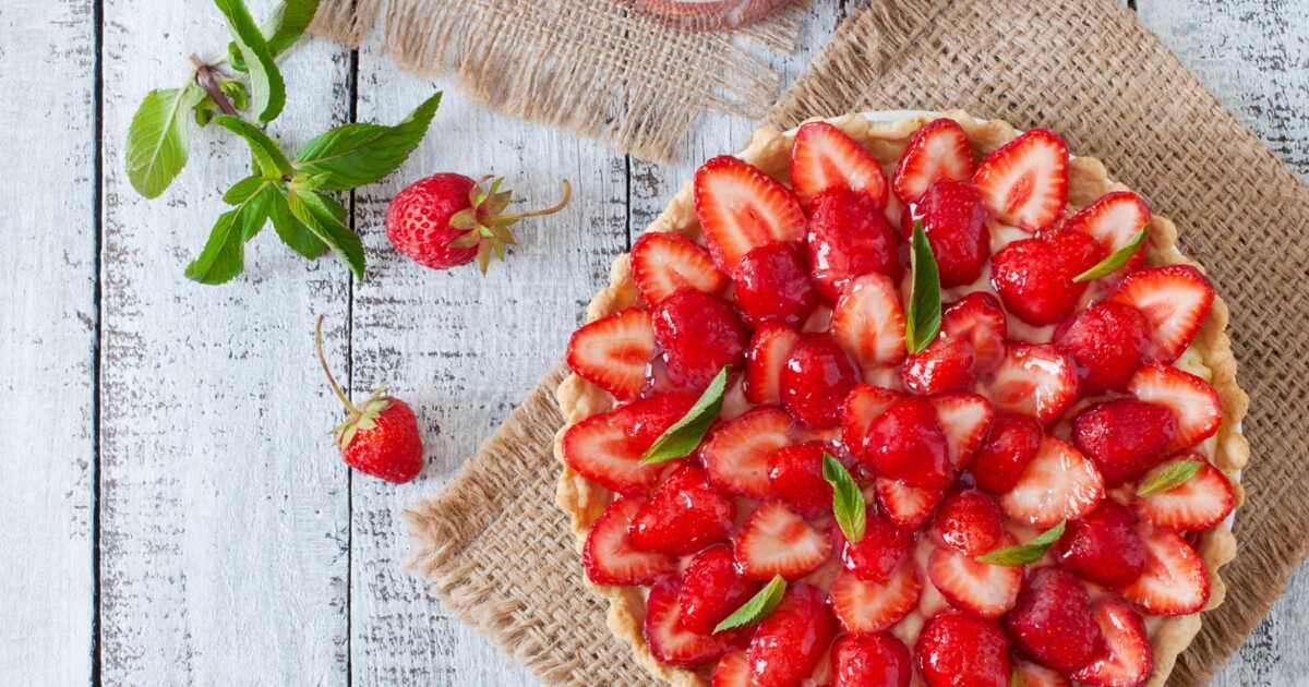 La recette de la tarte aux fraises revisitée de Cyril Lignac