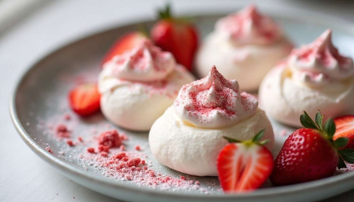 Meringue légère et chantilly aux fraises : un délice aérien