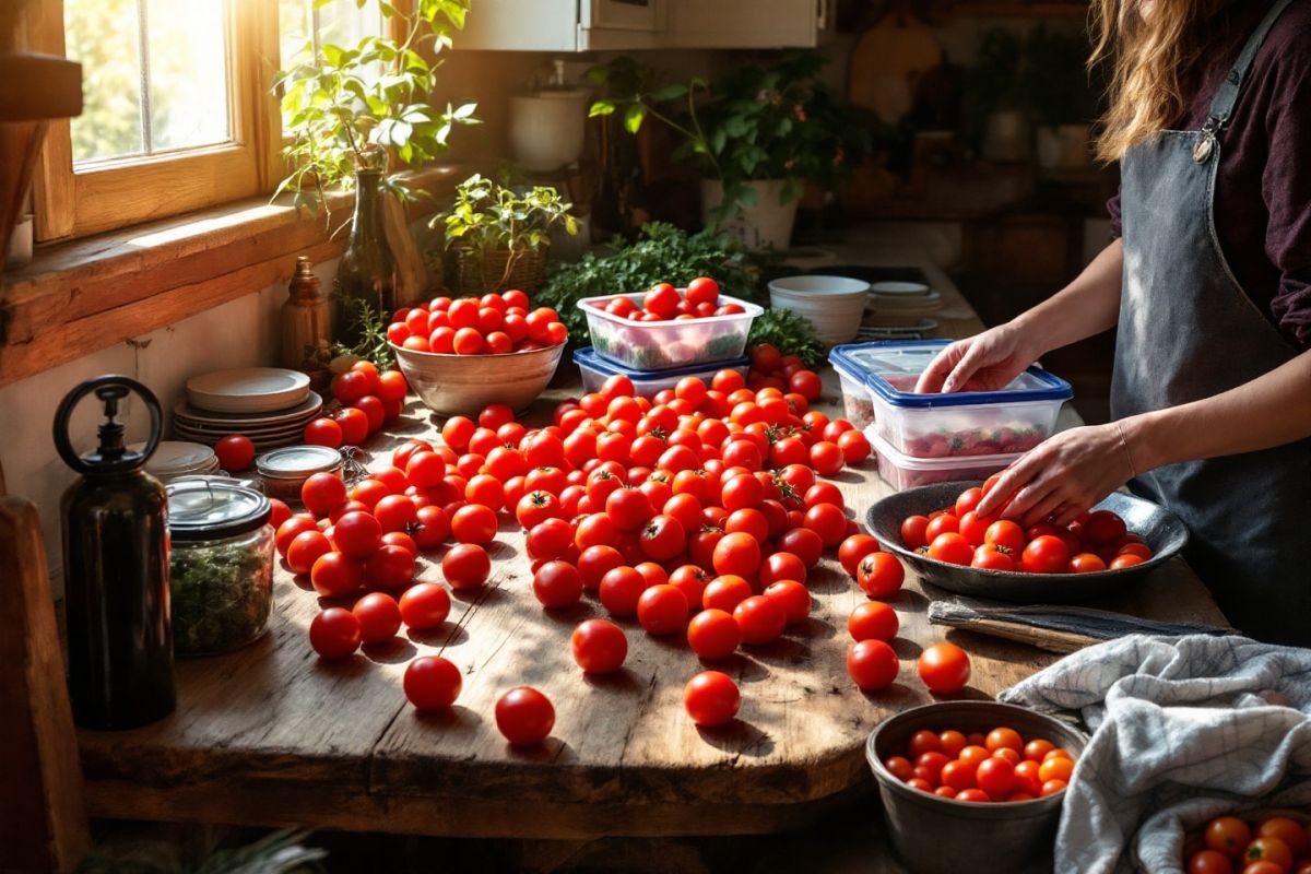 sauvez vos saveurs d'été : la congélation des tomates est l'astuce de l'hiver